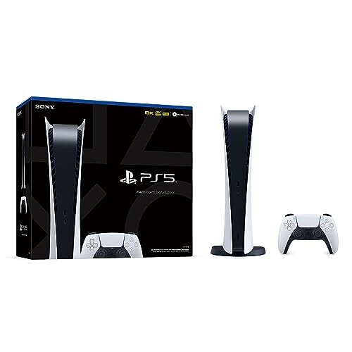 PlayStation 5 console, box, and controller