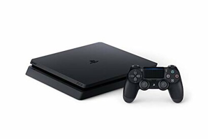 PlayStation 4 console with controller