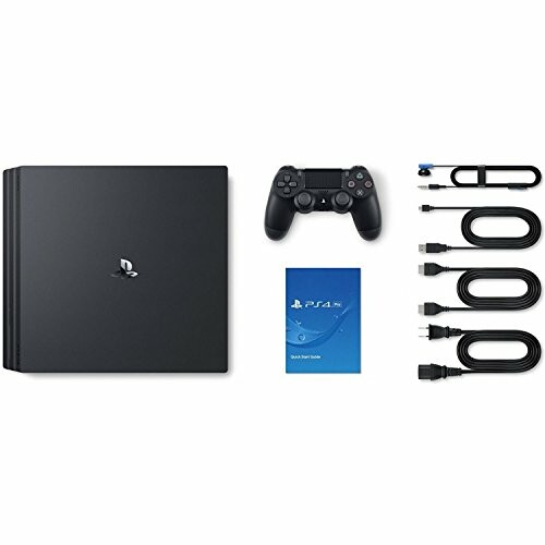 PS4 Pro console with controller, manual, and cables.