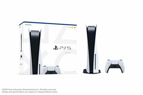 PlayStation 5 console with box and controller