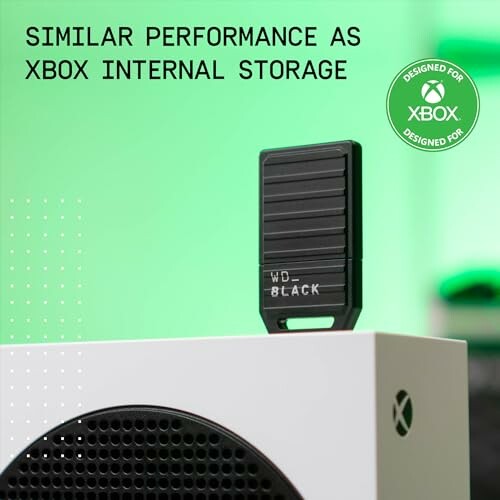 Xbox storage expansion card on console